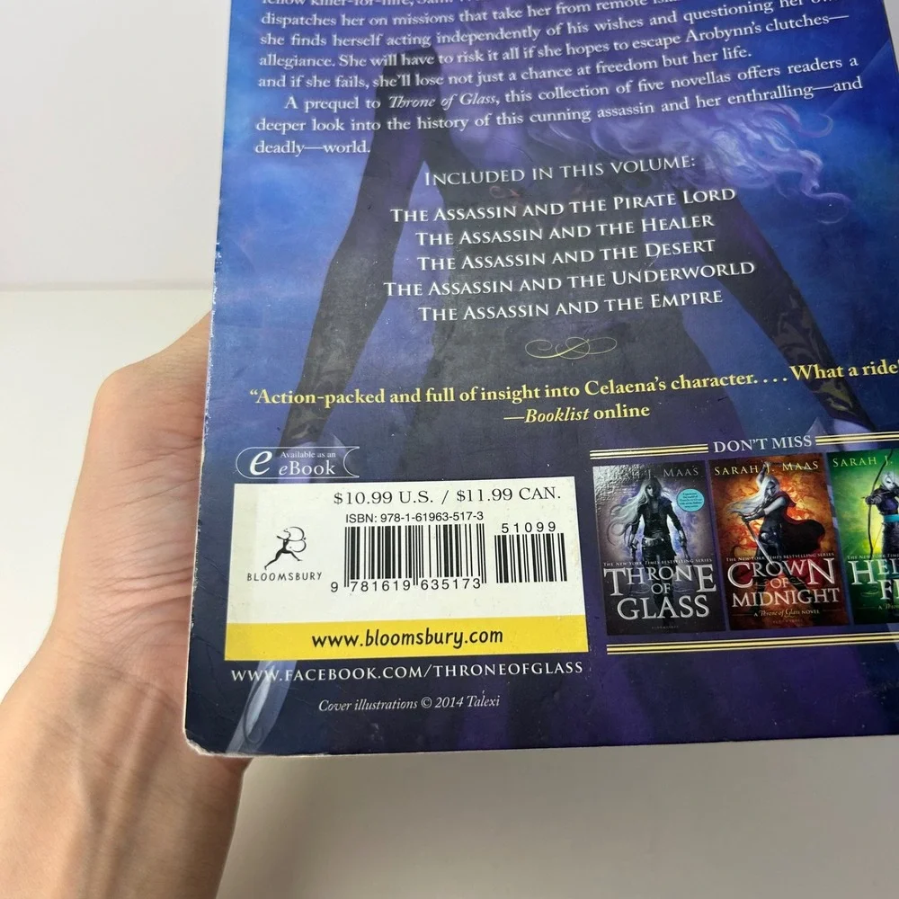 The Assassin's Blade 1st Print Paperback by Sarah J. Maas Throne of Glass